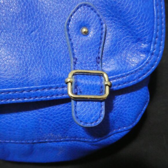 H&M | Blue Faux Leather | Shoulder Bag - Picture 8 of 11